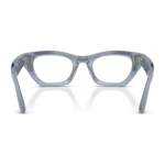 Rayban Meta Zena Gen 3 สี Milky Grey Lilac เลนส์ Transitions Copper มุมด้านหลัง
