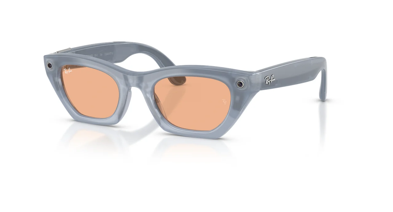 Milky Grey Lilac / Transitions Copper สีเลนส์เข้ม