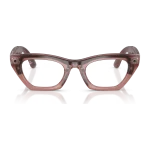 Rayban Meta Zena Gen 3 สี Milky Pink Blush เลนส์ Transitions Grey มุมหน้า
