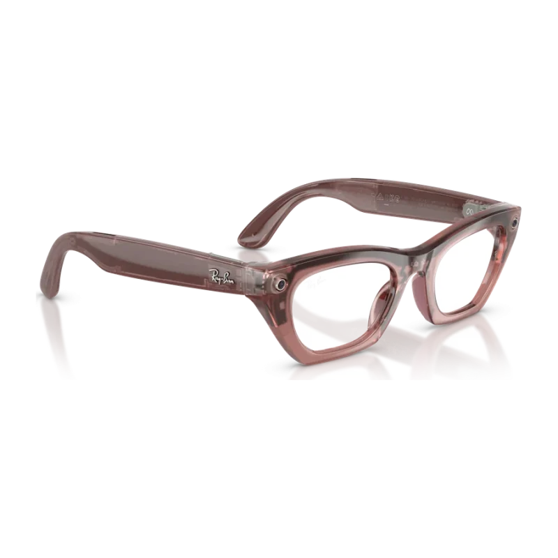rayban-meta-zena-gen-3-milky-pink-blush-transitions-grey-right Rayban Meta Zena Gen 3 สี Milky Pink Blush เลนส์ Transitions Grey มุมเฉียงขวา