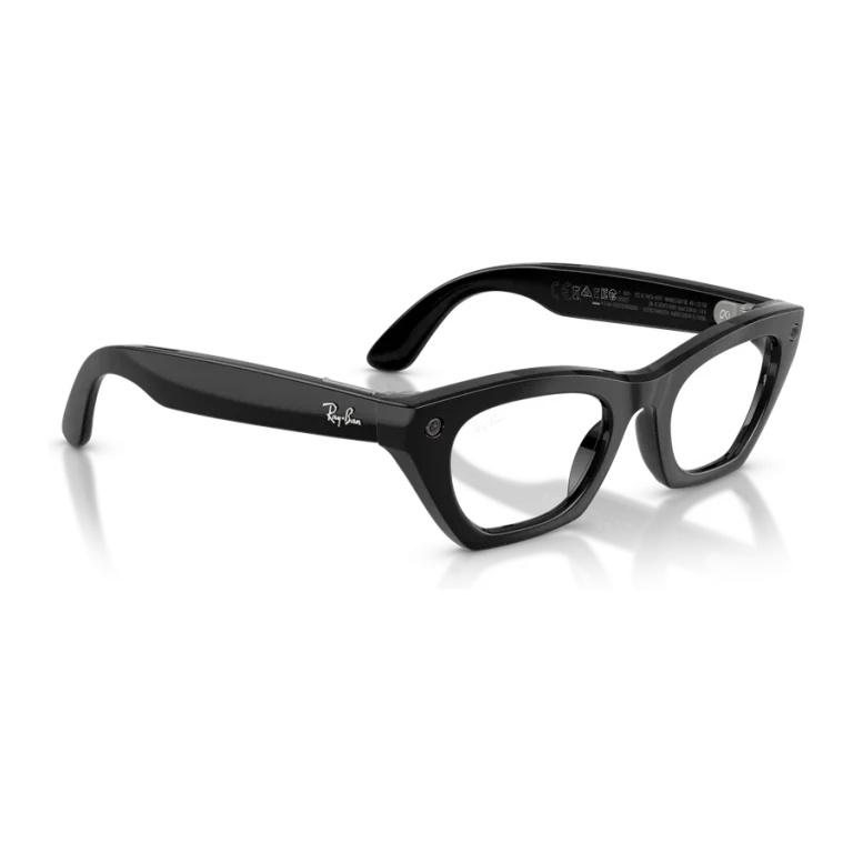 Rayban Meta Zena Gen 3 Shiny Black Clear