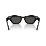 Rayban Meta Zena Gen 3 สี Shiny Black เลนส์ Grey มุมด้านหลัง Rayban Meta Zena Gen 3 สี Shiny Black เลนส์ Grey มุมด้านหลัง