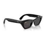 Rayban Meta Zena Gen 3 สี Shiny Black เลนส์ Grey มุมเฉียงขวา Rayban Meta Zena Gen 3 สี Shiny Black เลนส์ Grey มุมเฉียงขวา