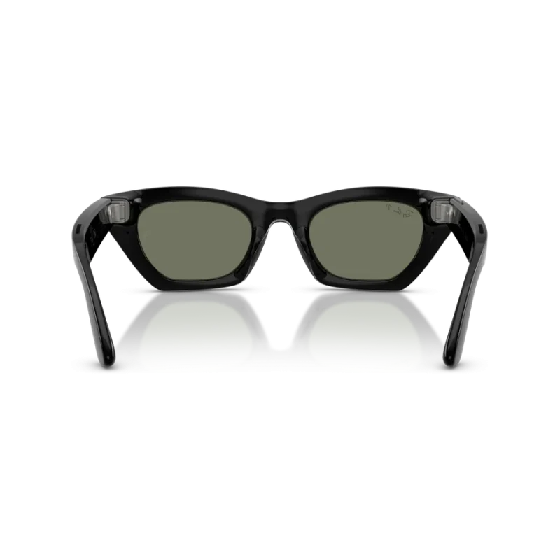 Rayban Meta Zena Gen 3 สี Shiny Black เลนส์ Polarized Green มุมด้านหลัง