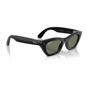 Rayban Meta Zena Gen 3 Shiny Black Polarized Green