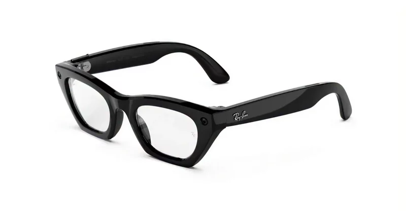 เลนส์ Rayban Meta Shiny Black / Transitions Graphite Green เปลี่ยนความเข้มอัตโนมัติ