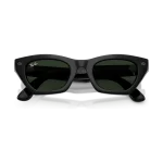 Rayban Meta Zena Gen 3 สี Shiny Black เลนส์ Transitions Gen S Graphite Green พับขาแว่น เลนส์เข้มเมื่อโดนแสง Rayban Meta Zena Gen 3 สี Shiny Black เลนส์ Transitions Gen S Graphite Green พับขาแว่น เลนส์เข้มเมื่อโดนแสง