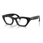Rayban Meta Zena Gen 3 สี Shiny Black เลนส์ Transitions Gen S Graphite Green มุมเฉียงซ้าย Rayban Meta Zena Gen 3 สี Shiny Black เลนส์ Transitions Gen S Graphite Green มุมเฉียงซ้าย