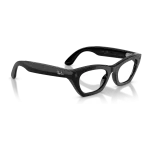 Rayban Meta Zena Gen 3 สี Shiny Black เลนส์ Transitions Gen S Graphite Green มุมเฉียงขวา Rayban Meta Zena Gen 3 สี Shiny Black เลนส์ Transitions Gen S Graphite Green มุมเฉียงขวา