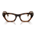 rayban-meta-zena-optics-gen-3-havana-clear-front Rayban Meta Zena Optics Gen 3 สี Havana เลนส์ใส Demo Lens มุมหน้า