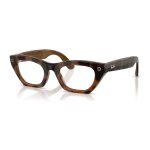 rayban-meta-zena-optics-gen-3-havana-clear-quarter-left Rayban Meta Zena Optics Gen 3 สี Havana เลนส์ใส Demo Lens มุมเฉียงซ้าย