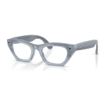 rayban-meta-zena-optics-gen-3-milky-grey-lilac-clear-quarter-left Rayban Meta Zena Optics Gen 3 สี Milky Grey Lilac เลนส์ใส Demo Lens มุมเฉียงซ้าย