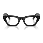 Rayban Meta Zena Optics Gen 3 สี Shiny Black เลนส์ใส Demo Lens มุมหน้า