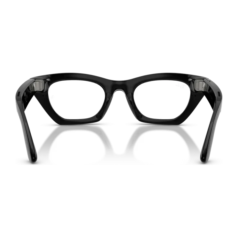 Rayban Meta Zena Optics Gen 3 สี Shiny Black เลนส์ใส Demo Lens มุมด้านหลัง