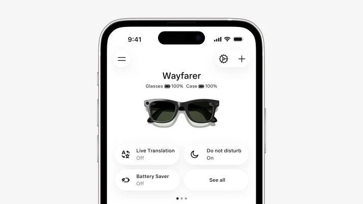 แอป Meta AI สำหรับจับคู่และตั้งค่า Rayban Meta